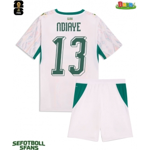Senegal Iliman Ndiaye #13 Hemmaställ Barn VM 2026 Kortärmad (+ Korta byxor)